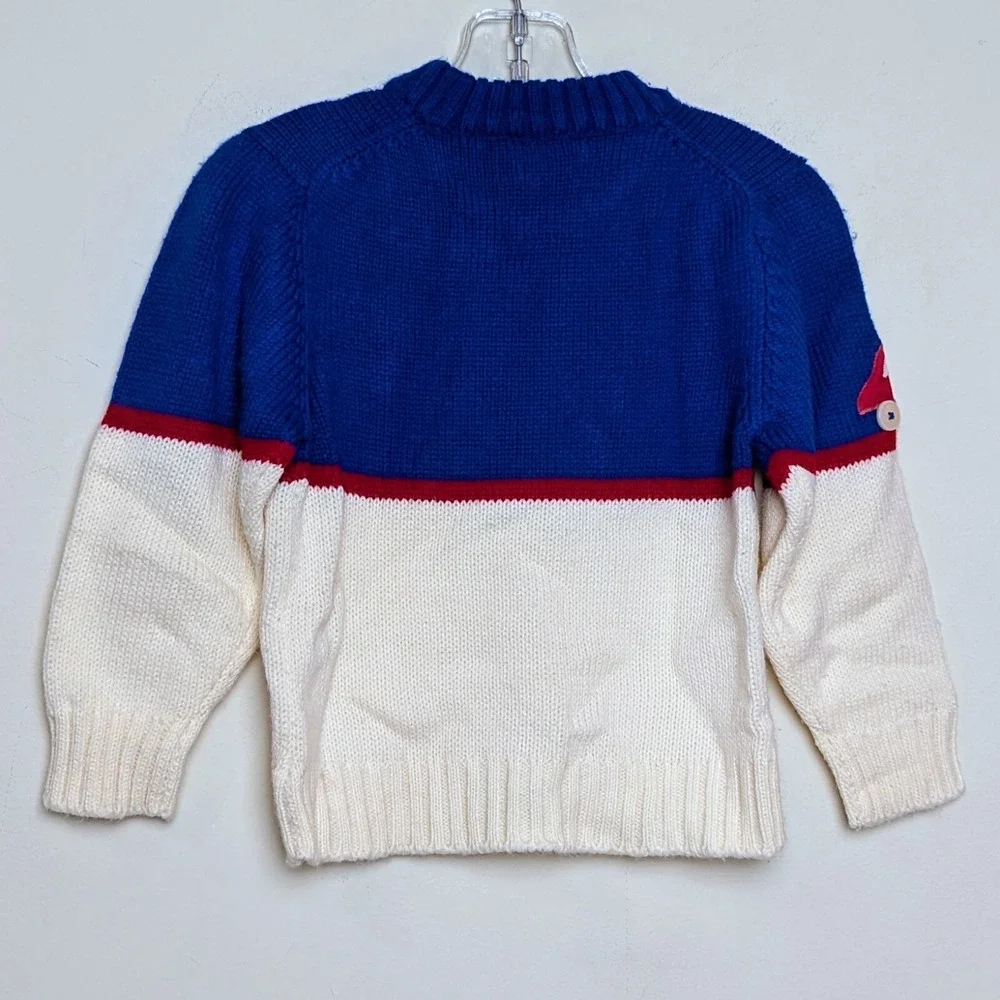 Vintage 80s Popsicle Sweater Cars Stop Go Street Light Toddler‎ 4T